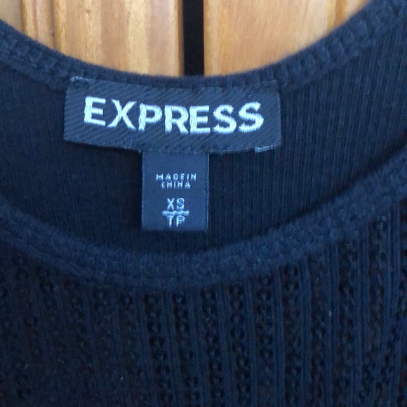 Express Sequence Black tank top - Picture 2 of 3